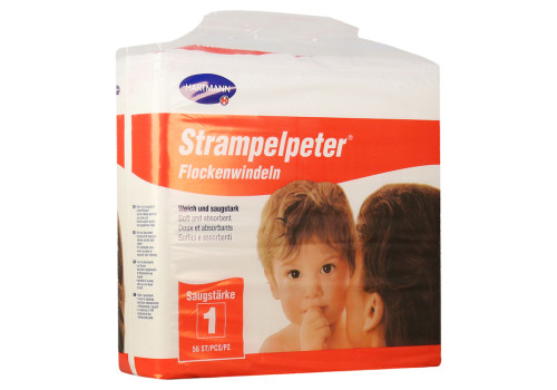 STRAMPELPETER Flockenwindeln Saugst√§rke 1 (PZN 367456)