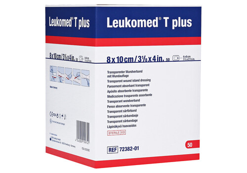 LEUKOMED transp.plus sterile Pflaster 8x10 cm (PZN 1051063)