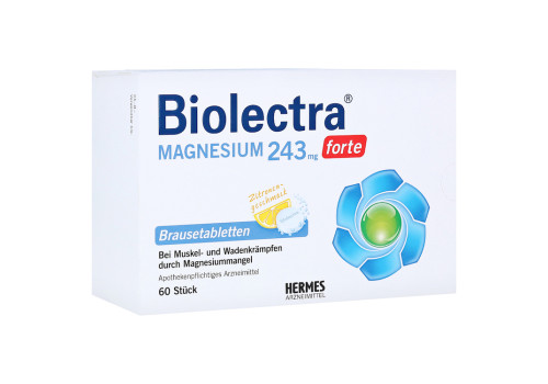 BIOLECTRA Magnesium 243 forte Zitrone Brausetabl. (PZN 6716372)