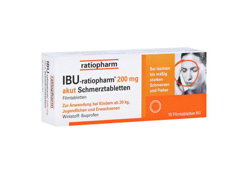 IBU-ratiopharm 200 akut Schmerztabletten (PZN 984717)