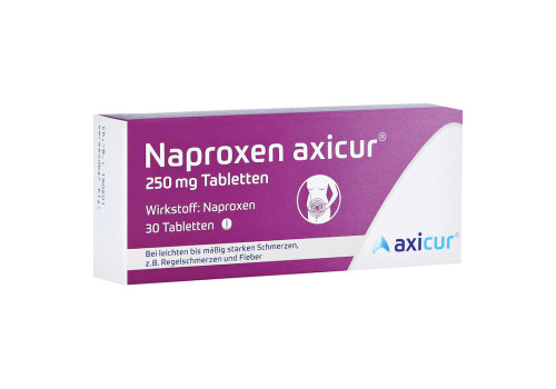 Naproxen axicur 250mg (PZN 14412137)