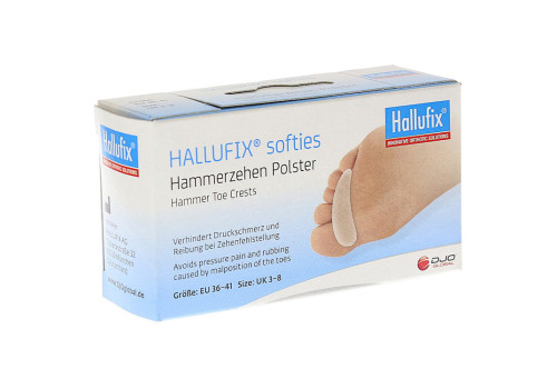 HALLUFIX softies Hammerzehenpolster Gr.M 36-41 (PZN 3116401)