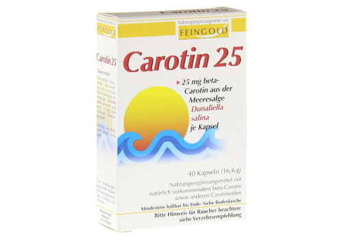 CAROTIN 25 Feingold Kapseln (PZN 8625805)