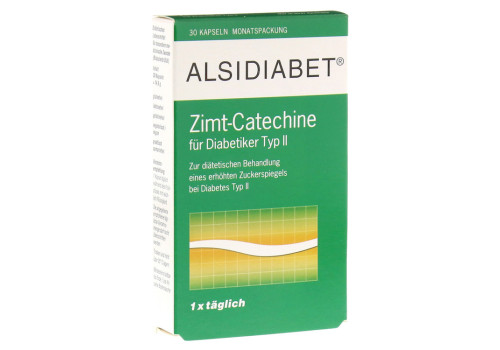 Alsidiabet Zimt Catechine f.Diab.Typ II Kapseln (PZN 3896675)