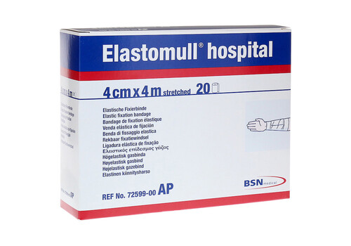 ELASTOMULL hospital 4 cmx4 m elast.Fixierb.wei√Я (PZN 1903968)