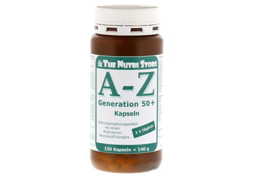 A-Z Generation 50+ Multivit.Mineralstoff Kapseln (PZN 134338)