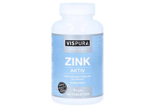 ZINK AKTIV 25 mg hochdosiert vegan Tabletten (PZN 16018611)