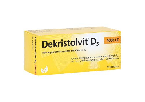 Dekristolvit D3 4.000 I.E. Tabletten (PZN 10818581)
