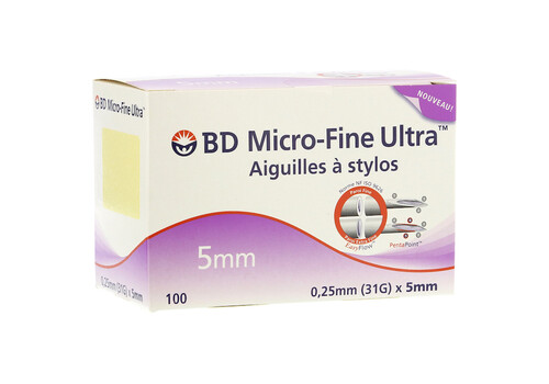 BD MICRO-FINE ULTRA Pen-Nadeln 0,25x5 mm (PZN 10183651)