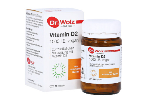 VITAMIN D2 1000 I.E. vegan Kapseln (PZN 9536831)